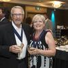 Canadian Country Music Hall of Fame Inductees Ray Mercey (The Mercey Brothers) and Sheila Hamilton at the 2016 Hall of Fame Reception during Country Music Week in London, Ontario.