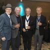 Canadian Country Music Hall of Fame Inductees The Mercey Brothers and Johnny Burke at the 2016 Hall of Fame Reception during Country Music Week in London, Ontario.